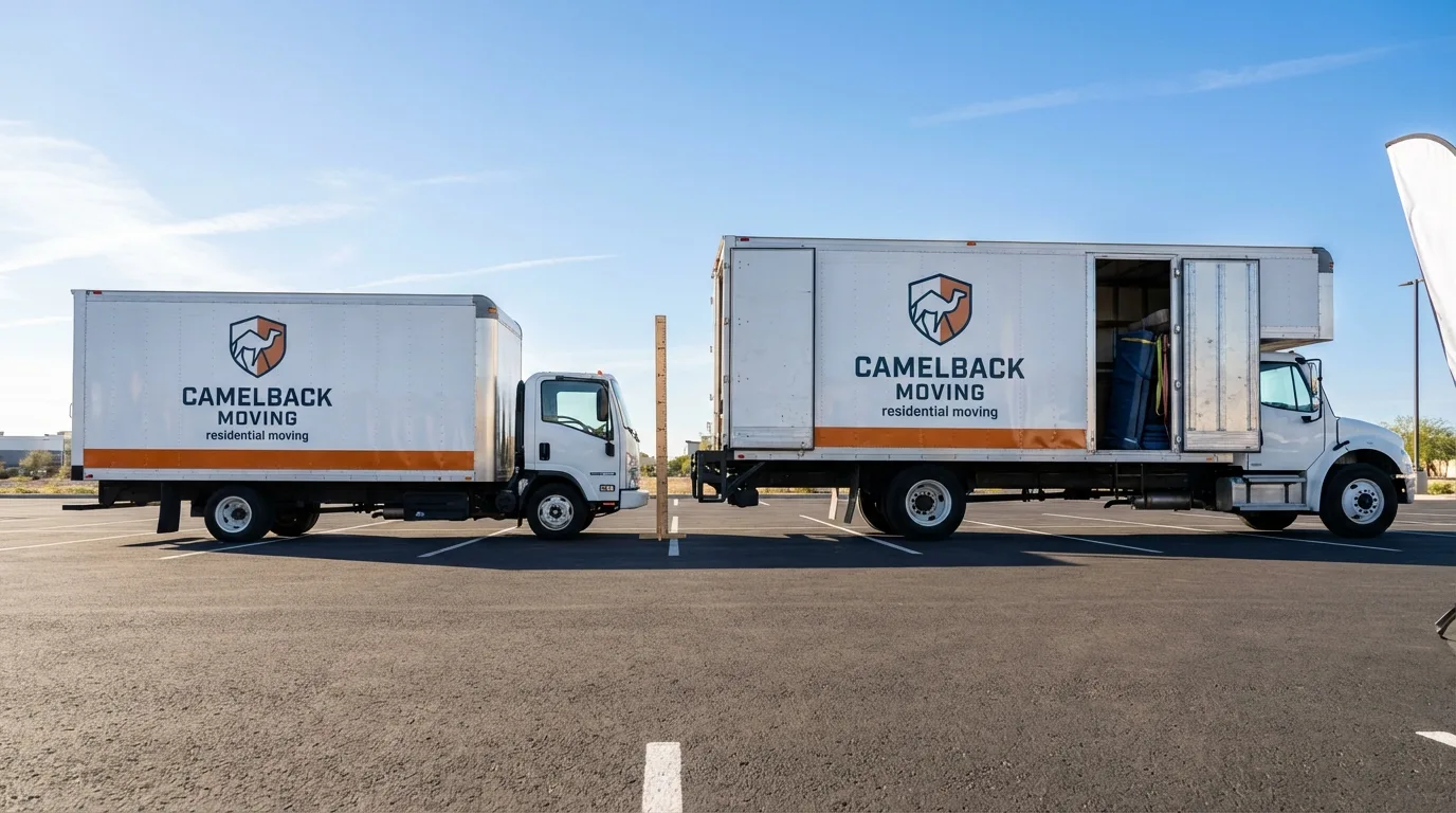 Moving truck size capacity guide in Delmar
